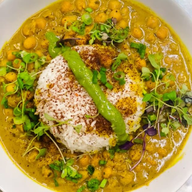 Coconut Curry Chickpeas.